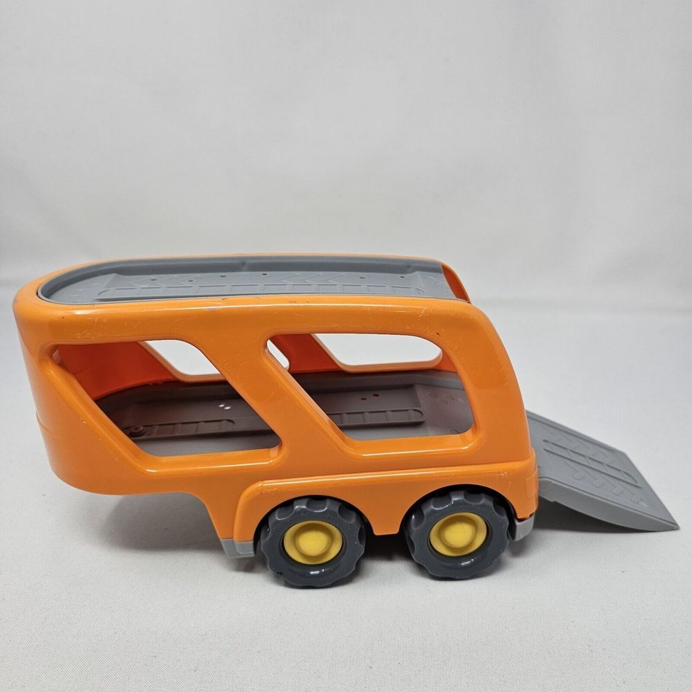 Nicmore‎ Transport Car Trailer ONLY Orange Boys Missing Parts Preschool